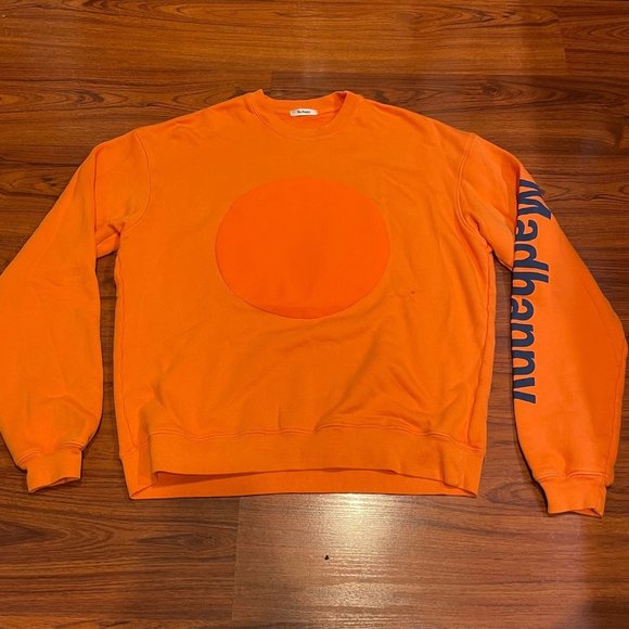 MADHAPPY X HEADSPACE ORANGE SWEATER SZ SMALL S